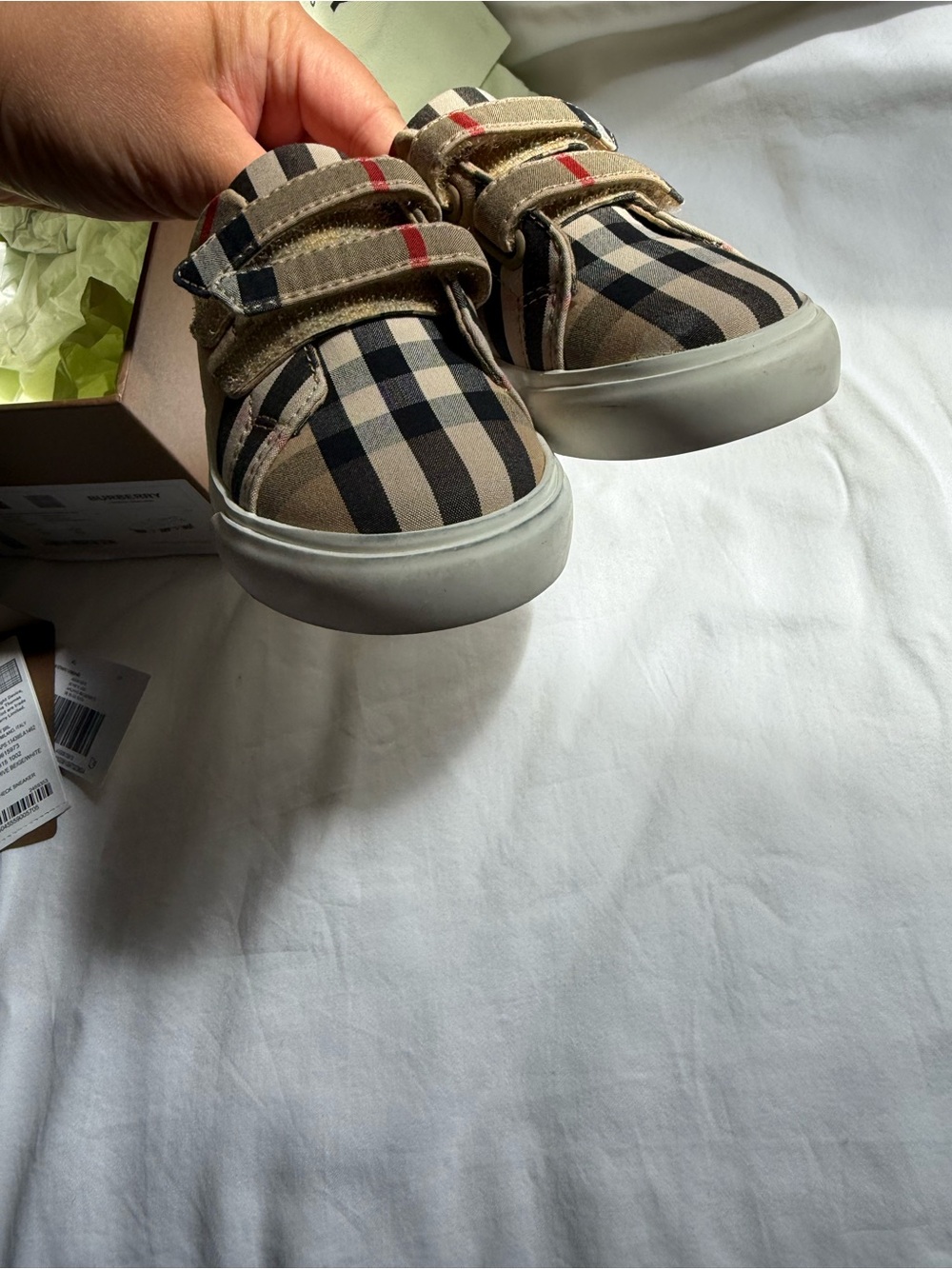 Burberry Baby Markham Check Sneaker - Picture 5 of 11
